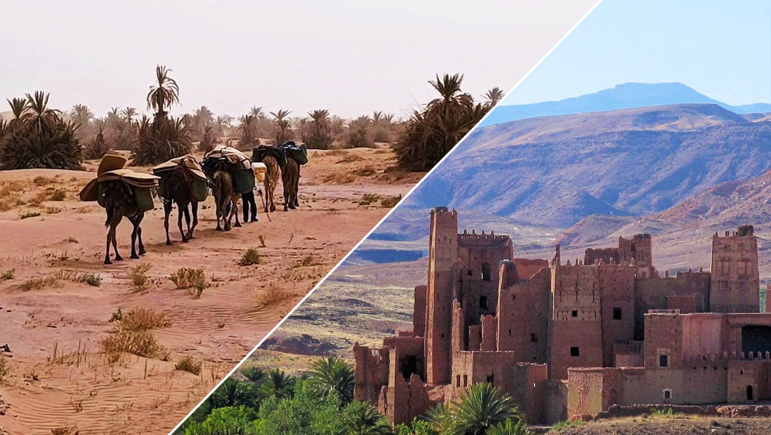 Nkob et ses villages de kasbahs