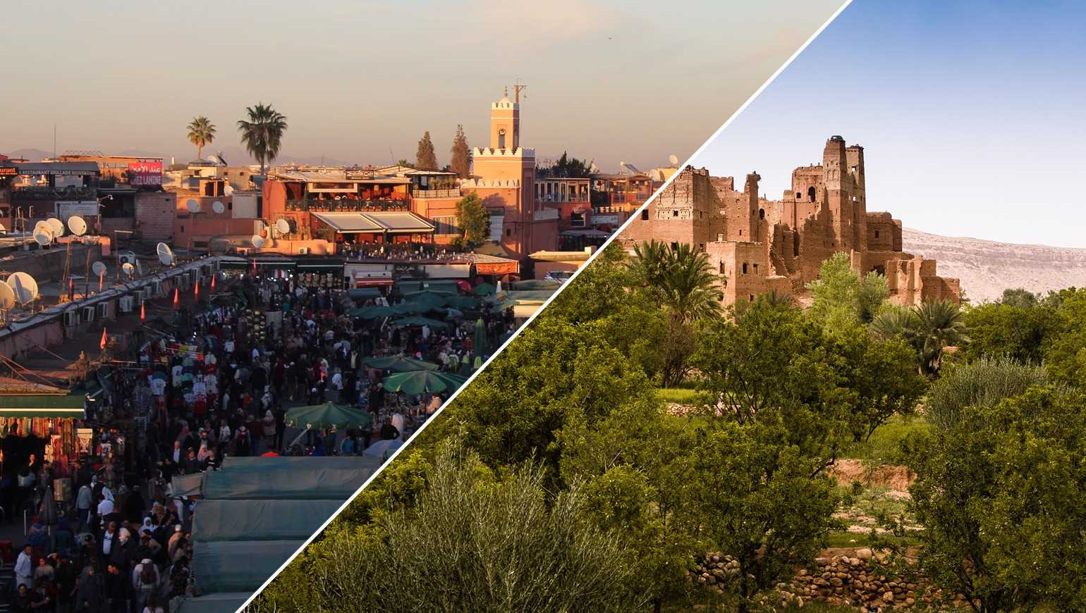 De Marrakech aux kasbahs de l'Atlas